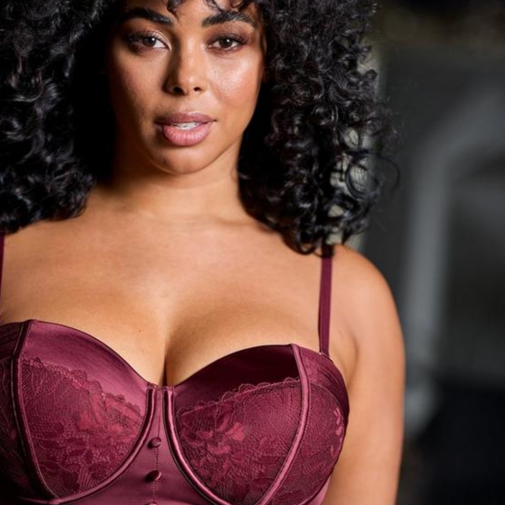 Torrid Satin and Lace Corset